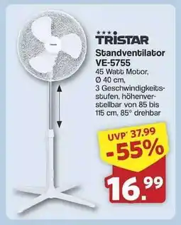 Famila Nord Ost TRISTAR Standventilator VE-5755 Angebot
