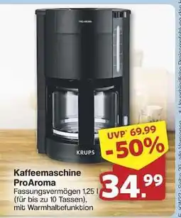 Famila Nord Ost Kaffeemaschine ProAroma Angebot