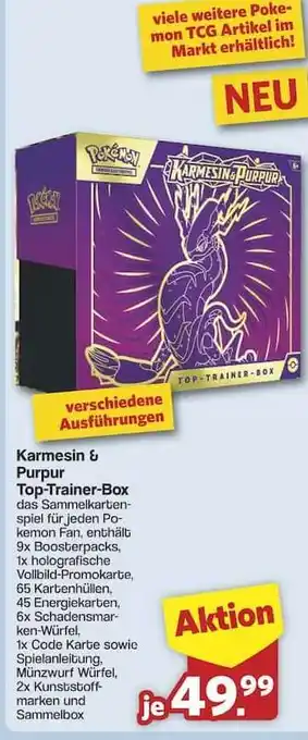 Famila Nord Ost Karmesin & Purpur Top-Trainer-Box Angebot