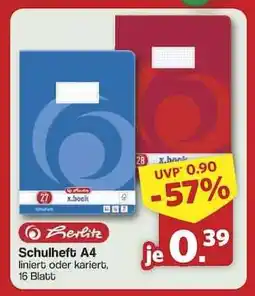 Famila Nord Ost Schulheft A4 Angebot