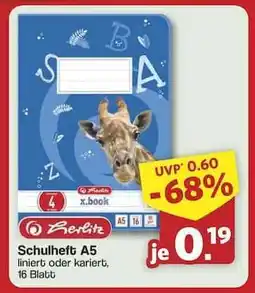 Famila Nord Ost Schulheft A5 Angebot
