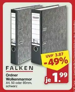 Famila Nord Ost FALKEN Ordner Wolkenmarmor Angebot