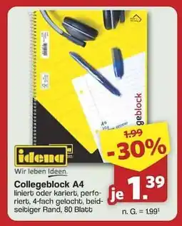 Famila Nord Ost Collegeblock A4 Angebot