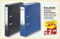 Famila Nord Ost FALKEN PP-Color Ordner DIN A4 Angebot