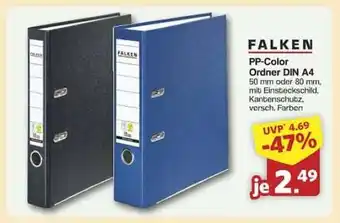 Famila Nord Ost FALKEN PP-Color Ordner DIN A4 Angebot