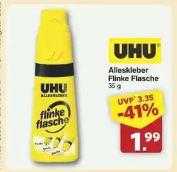 Famila Nord Ost UHU Alleskleber Flinke Flasche Angebot