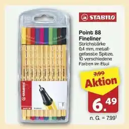 Famila Nord Ost STABILO Point 88 Fineliner Angebot