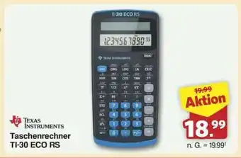 Famila Nord Ost Taschenrechner TI-30 ECO RS Angebot