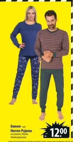 Famila Nord Ost Damen- und Herren-Pyjama Angebot