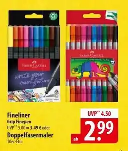 Famila Nord Ost Fineliner Grip Finepen / Doppelfasermaler Angebot