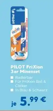 Famila Nord Ost PILOT FriXion 3er Minenset Angebot