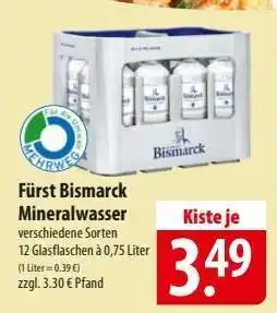 Famila Nord Ost Fürst Bismarck Mineralwasser Angebot