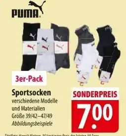 Famila Nord Ost Puma Sportsocken 3er-Pack Angebot