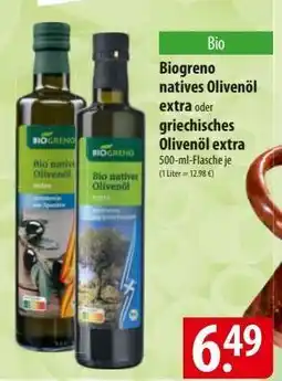Famila Nord Ost Biogreno natives Olivenöl extra Angebot