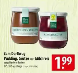 Famila Nord Ost Zum Dorfkrug Pudding, Grütze oder Milchreis Angebot