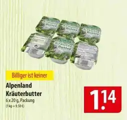Famila Nord Ost Alpenland Kräuterbutter Angebot