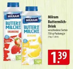 Famila Nord Ost Milram Buttermilch Drink Angebot