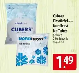Famila Nord Ost Cubers Eiswürfel oder Nordfrost Ice Tubes Angebot