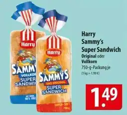 Famila Nord Ost HARRY Sammy's Super- Sandwich Angebot