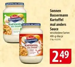 Famila Nord Ost Sonnen Bassermann Kartoffel mal anders Sauce Angebot