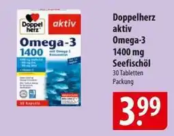 Famila Nord Ost Doppelherz aktiv Omega-3 1400 mg Seefischöl Angebot