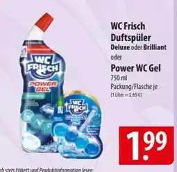 Famila Nord Ost WC Frisch Duftspüler Deluxe oder Brilliant oder Power WC Gel Angebot