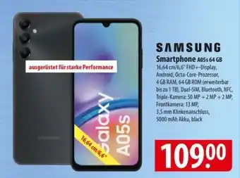 Famila Nord Ost Samsung Smartphone A05s 64 GB Angebot