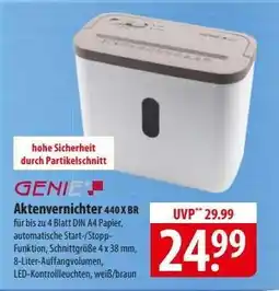 Famila Nord Ost GENIE Aktenvernichter 440 X BR Angebot