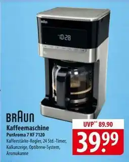 Famila Nord Ost Braun Kaffeemaschine PurAroma 7 KF 7120 Angebot