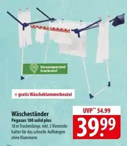 Famila Nord Ost Wäscheständer Pegasus 180 solid plus Angebot