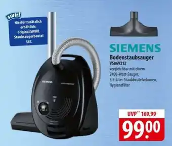 Famila Nord Ost SIEMENS Bodenstaubsauger VS06V212 Angebot