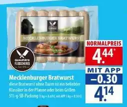 Famila Nord Ost Mecklenburger Bratwurst Angebot