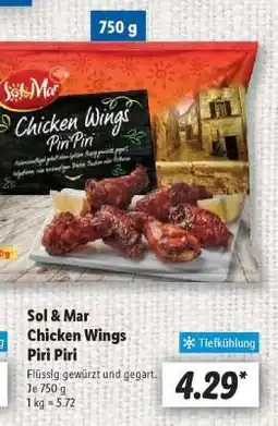 Lidl Sol & Mar Chicken Wings Piri Piri Angebot