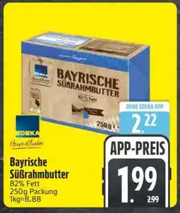 Edeka Bayrische Süßrahmbutter Angebot