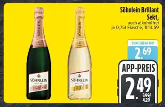 Edeka SÖHNLEIN Brillant Sekt Angebot