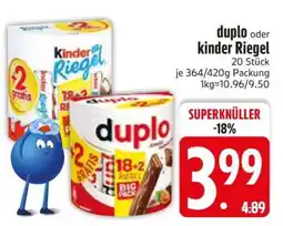 Edeka Duplo oder Kinder Riegel Angebot