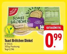 Edeka Toast Brötchen Dinkel Angebot