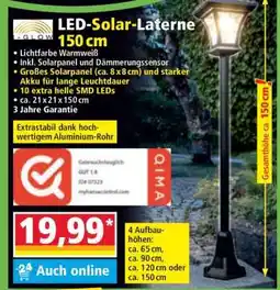 Norma LED-Solar-Laterne 150 cm Angebot
