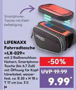 Kaufland LIFENAXX Fahrradtasche LX-029 Angebot