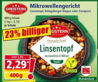 Norma Mikrowellengericht Angebot