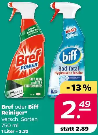 NETTO Bref oder Biff Reiniger Angebot