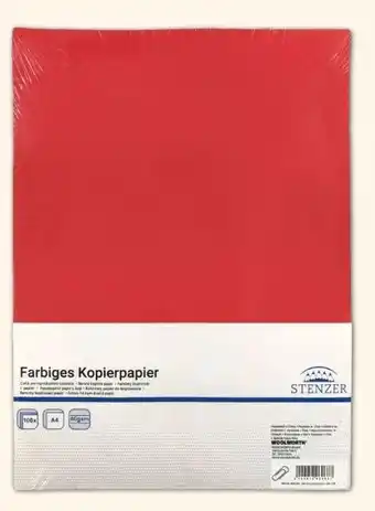 Woolworth Stenzer Farbiges Kopierpapier Angebot