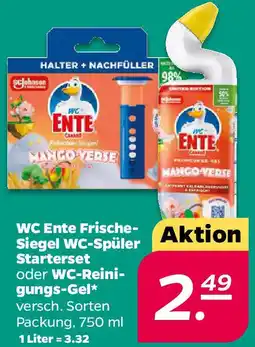 NETTO WC Ente Frische Siegel WC-Spüler Starterset oder WC-Reinigungs-Gel Angebot
