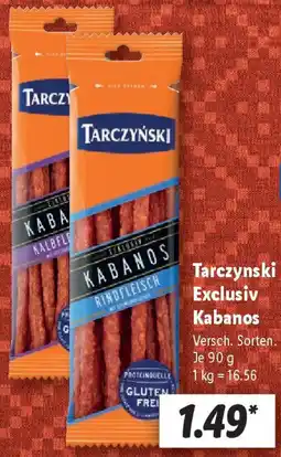 Lidl Tarczynski Exclusiv Kabanos Angebot
