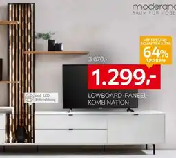 XXXLutz moderano Lowboard-Paneel-Kombination Angebot
