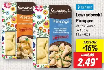 Lidl Lewandowski Piroggen Angebot