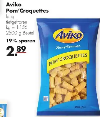 Handelshof Aviko Pom'Croquettes 2500 g Angebot