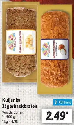 Lidl Kuljanka Jägerhackbraten Angebot