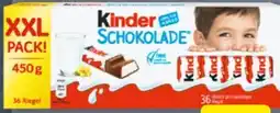 Aldi Nord Ferrero Kinder Schokolade XXL Angebot