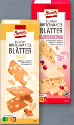 Aldi Nord Biscotto Belgische Butter-Mandelblätter Angebot